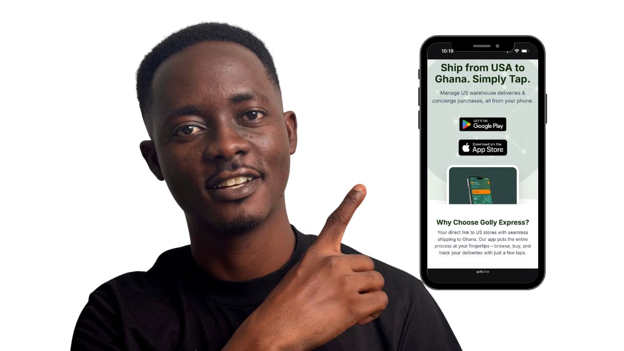 How to Shop and Ship from Amazon to Your Doorstep in Ghana: Golly Express App