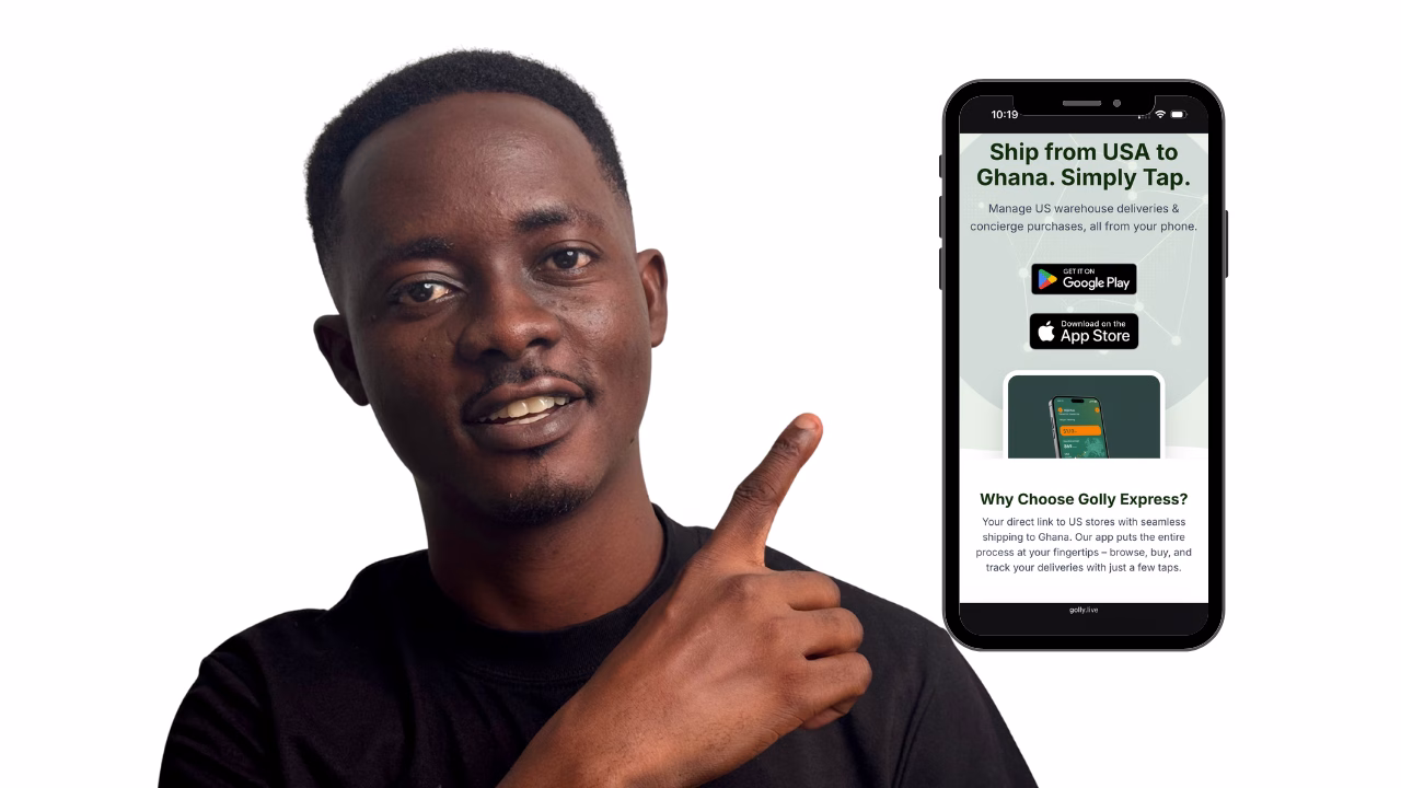 How to Shop and Ship from Amazon to Your Doorstep in Ghana: Golly Express App